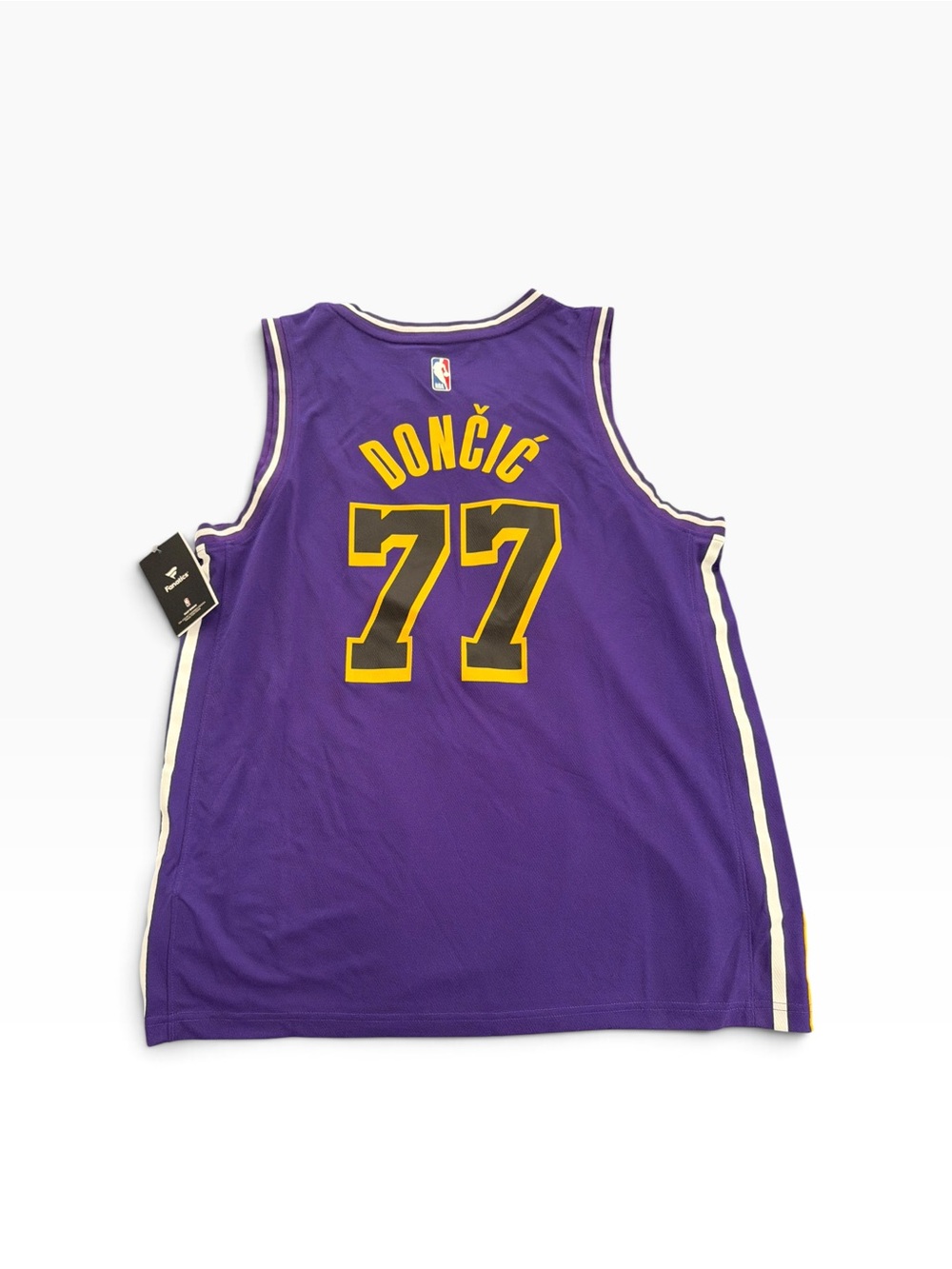Fanatics Luka Doncic Los Angeles Lakers #77 Purple Statement Fast Break Jersey L